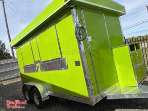 Brand New 2021 7' x 15' Food Concession Trailer / Never Used Mobile Kitchen