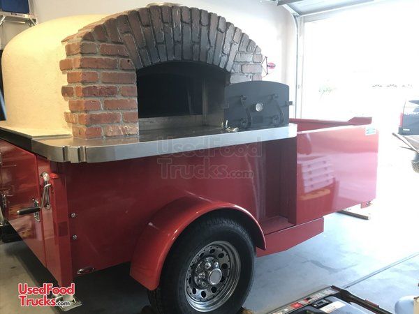 2018 6.6' x 13' Forno Bravo Wood-Fired Pizza Concession Trailer