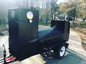 Ready to Use Open Barbecue Smoker Tailgating Trailer Shape