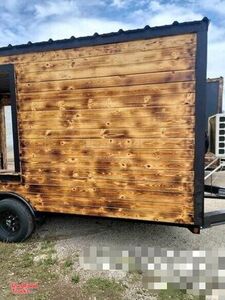 BRAND NEW RUSTIC STYLE 2023 - 8' x 16' Food Concession Trailer with Screened Porch