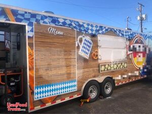 Fully Equipped - 8' x 36' Mobile Kitchen Food Concession Trailer w/ Bathroom + Porch