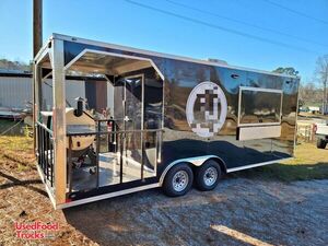 Turnkey - LIKE NEW 2023 8.5' x 22' Elite Cargo Barbecue Food Concession Trailer with Porch