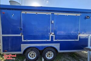 BARELY USED- 2021 8.5' x 16' Food Concession Trailer with Pro-Fire Suppression
