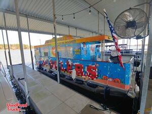 Fully Loaded 2012 American Pontoon/Tritoon Food Boat w/ Wesco Trailer Floating Food Truck