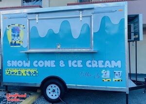 2022 - 8' x 12' Snowcone and Ice Cream Concession Trailer
