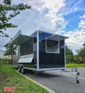 NEW 2022 8' x 18' Mobile Kitchen Concession Food Vending Trailer with Porch