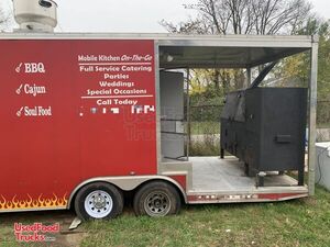 2014-  8.5' x 21' Mobile Barbecue Food Trailer BBQ Kitchen with Porch4