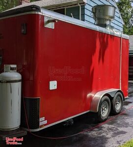2016 Lark 7' x 14' Mobile Food Concession Trailer with Pro-Fire