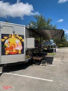 Ready to Grill Barbecue Concession Trailer with Porch / Used BBQ Trailer
