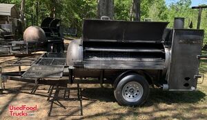 2021 Very Lightly Used 5' x 10' Like-New Open BBQ Smoker Tailgating Trailer