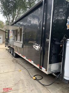 Custom-Built Barbecue Food Trailer with Commercial Kitchen