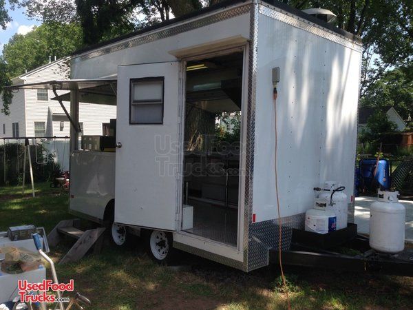 2008 - 7' x 13' Food Concession Trailer with a Newly Remodeled Kitchen