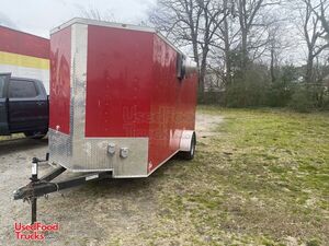 Used 7' x 14' Fully Electric Food Concession Trailer with Fire Suppression System