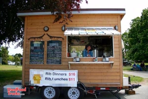 Solar Powered Food Concession Trailer/Used Mobile Kitchen Unit