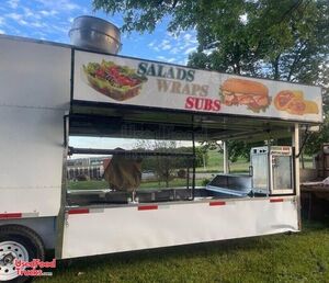 Used 8.5 x 20' Concession Food Trailer | Mobile Food Unit with Porch