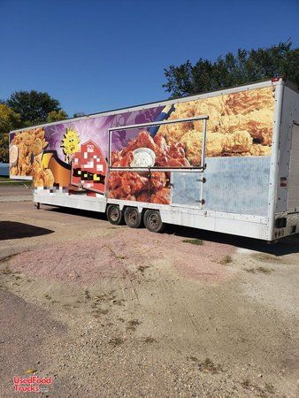Two 8.6' x 44' Food Concession Trailers