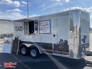 2021 7' x 14' Loaded Coffee and Espresso Concession Trailer / Used Mobile Cafe