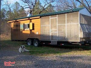 2009 -  Log Cabin Double Axle Southern Yankee BBQ Concession Trailer