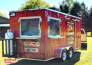 2022 Freedom 7' x 16' Fully Loaded Food Concession Trailer w/ 2023 Professional Kitchen