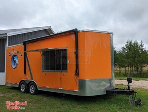 2021 20' Barbecue Food Trailer with Porch | Food Concession Trailer