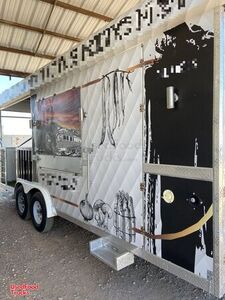 Well-Maintained 2020 - 20' Mobile Kitchen Food Trailer with Porch / Bar