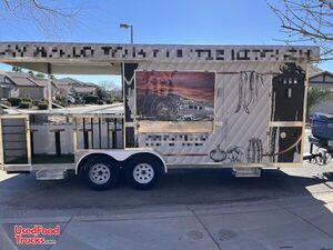 Well-Maintained 2020 - 20' Mobile Kitchen Food Trailer with Porch / Bar