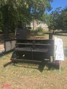 New 2019 6' x 14' Open BBQ Smoker Trailer / Custom-Built BBQ Pit