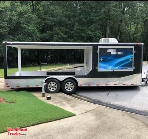 2012 - 8.5' x 27' Food Trailer with Porch with 2021 Kitchen Build-Out