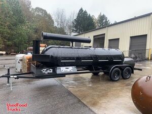 Brand New 4' x 19' High Performance Offset Barbecue Smoker Tailgating Trailer