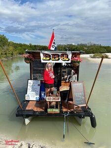 Used - 24' Custom Tiki Style Food Boat | Licensed Food Boat