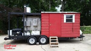 7' x 20' BBQ Concession Trailer with Porch