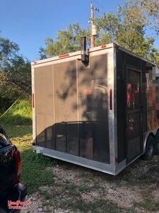 2017 Mobile Barbecue Food Concession Kitchen Trailer with Screened Porch