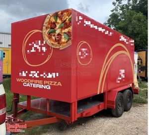New - 8' x 14'  Wood Fired Pizza Trailer | Food Concession Trailer