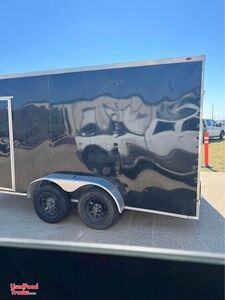 Preowned - 2022 7' x 18' Concession Trailer with Barbecue Smoker