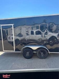 Preowned - 2022 7' x 18' Concession Trailer with Barbecue Smoker