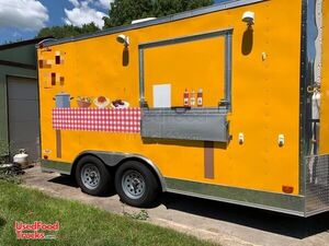2017 - 8.5' x 14' Freedom Food Concession Trailer / Loaded Mobile Kitchen