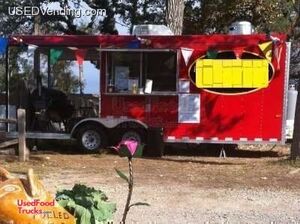 2010 - 20' Cargo Craft BBQ Concession Trailer with Open Porch
