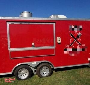 2014 - 8' x 16 Cargo Food Concession Trailer with Pro-Fire Suppression System