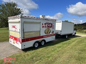 Self-Contained 2005 16' Carnival-Style Food Concession Trailer + 16' GMC Box Truck