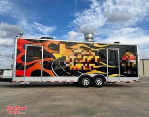 2018 8.5' x 26'  Barbecue Food Trailer with Fire Suppression System