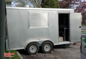 Never Used - 7' x 16' Food Concession Trailer | Mobile Vending Trailer