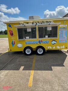 Like New 2017 - 6' x 14' Sno-Pro Shaved Ice / Snowball Concession Trailer