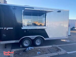 Slightly Used 2021 - 8.5' x 16' Food Concession Trailer with Commercial Equipment