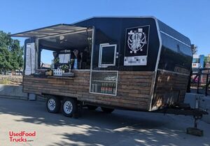 2016 - 8' x 16' Beautiful & Unique Wooden Styled Coffee Concession Trailer