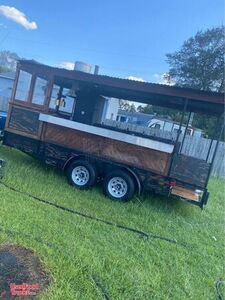 Ready to Grill 16' Open Barbecue Smoker Tailgating Trailer