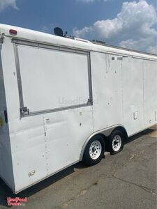 2012 - 18' Used Mobile Kitchen / Ready to Roll Food Concession Trailer