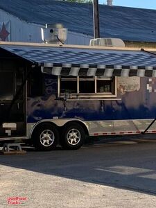 2017 - 24' Barbecue Concession Trailer with Porch / Commercial Mobile Kitchen