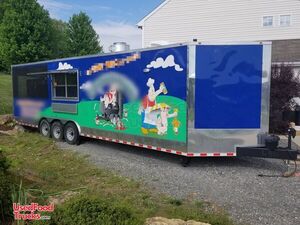 2017 - 8.5' x 35' BBQ Concession Trailer with Porch