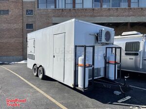 BRAND NEW. 2022 - 8.5' x 18' Fully Loaded Kitchen Food Trailer with Pro-Fire