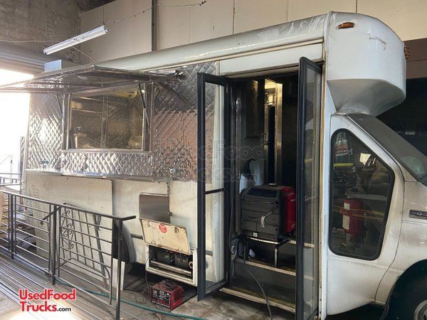 2005 20' Diesel Ford Food Truck with an All Stainless Steel 2018 Kitchen